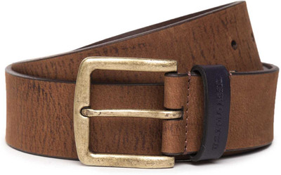 U.S. Polo Assn Men Brown Genuine Leather Belt
