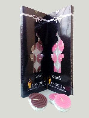 Candela 2 Pack of Scented Tea Light Candle Candle(Pink, Brown, Pack of 12), Brown;pink
Candela 2 Pack of Scented Tea Light Candle Candle(Pink, Brown, Pack of 12), Brown;pink