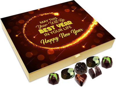 Chocholik New Year Chocolate Box - May This New Year Be The Best Year In Your Life Chocolate Box - 20pc Truffles(240 g)
Chocholik New Year Chocolate Box - May This New Year Be The Best Year In Your Life Chocolate Box - 20pc Truffles(240 g)