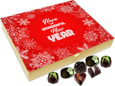 Chocholik New Year Gift Box - Have A Wonderful New Year Chocolate Box - 20pc Truffles(240 g)
Chocholik New Year Gift Box - Have A Wonderful New Year Chocolate Box - 20pc Truffles(240 g)