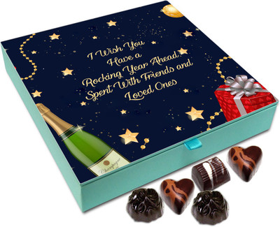 Chocholik New Year Chocolate Box -I Wish You Have A Rocking New Year Chocolate Box - 9pc Truffles(108 g)
Chocholik New Year Chocolate Box -I Wish You Have A Rocking New Year Chocolate Box - 9pc Truffles(108 g)