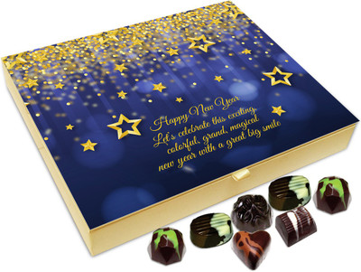Chocholik New Year Gift Box - Lets Celebrate The New Year With Great Excitement And Joy Chocolate Box - 20pc Truffles(240 g)
Chocholik New Year Gift Box - Lets Celebrate The New Year With Great Excitement And Joy Chocolate Box - 20pc Truffles(240 g)