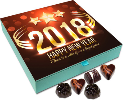 Chocholik New Year Gift Box - Cheers To A Better Life And Bright Future On New Year Chocolate Box - 9pc Truffles(108 g)
Chocholik New Year Gift Box - Cheers To A Better Life And Bright Future On New Year Chocolate Box - 9pc Truffles(108 g)