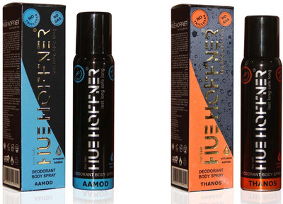 HUE HOFFNER AAMOD & THANOS No Gas Deodorant Spray - For Men & Women(240 ml, Pack of 2)
HUE HOFFNER AAMOD & THANOS No Gas Deodorant Spray - For Men & Women(240 ml, Pack of 2)