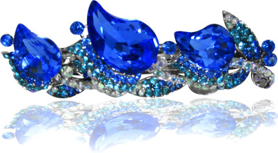 Dolls N Queens Flower Bud Hair Clip(Blue)
