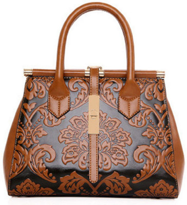 Tanned Hand-held Bag(Brown)