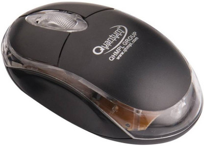 QHMPL QHM222 Wired Optical Gaming Mouse(PS/2, Black)