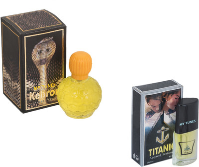 Carrolite set of 2 Cobra-Titanic Eau de Parfum - 20 ml(For Men & Women)