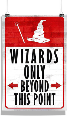 Harry Potter- Wizards Only Wall Poster Photographic Paper(18 inch X 12 inch, Rolled)
Harry Potter- Wizards Only Wall Poster Photographic Paper(18 inch X 12 inch, Rolled)