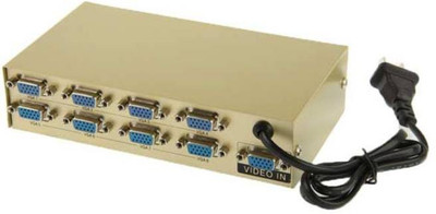 Technotech 8 Port SVGA/VGA Duplicator /Multiplexer /Splitter PC /TV /Projector CRT Monitor Media Streaming Device(Gold)
Technotech 8 Port SVGA/VGA Duplicator /Multiplexer /Splitter PC /TV /Projector CRT Monitor Media Streaming Device(Gold)