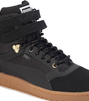 Puma Sky II Hi Weatherproof Sneakers For Men(Black, Puma black-puma black