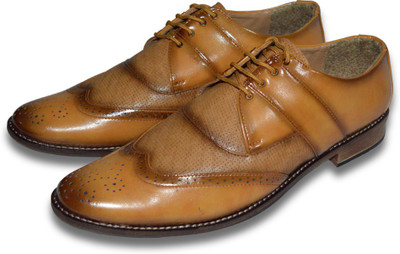 THE FOX LEATHER Men's Pointed Toe Lace Up Formal Oxfords Business Casual Wedding Dress Shoes Lace Up For Men(Beige, Brown
THE FOX LEATHER Men's Pointed Toe Lace Up Formal Oxfords Business Casual Wedding Dress Shoes Lace Up For Men(Beige, Brown