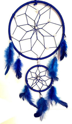 GIRISHA AND SON dream Catcher Showpiece - 20 cm (Wool, Blue) Decorative Showpiece - 20 cm(Wool, Blue)
GIRISHA AND SON dream Catcher Showpiece - 20 cm (Wool, Blue) Decorative Showpiece - 20 cm(Wool, Blue)