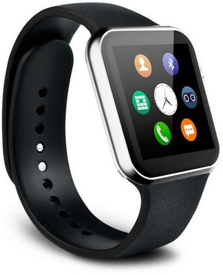 MOBILE LINK Gione.e compatible bluetooth smartwatch with camera,sim-card slot and memory card slot Silver Smartwatch(Black Strap Free Size)
MOBILE LINK Gione.e compatible bluetooth smartwatch with camera,sim-card slot and memory card slot Silver Smartwatch(Black Strap Free Size)