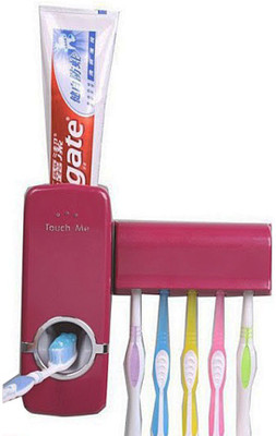 Everbuy Automatic Toothpaste Squeeze Dispenser & Brush Holder - Wine Red Plastic Toothbrush Holder(Red, Wall Mount)
Everbuy Automatic Toothpaste Squeeze Dispenser & Brush Holder - Wine Red Plastic Toothbrush Holder(Red, Wall Mount)