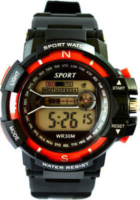 VITREND ™ Red Sport Water Resist-Cold Back Light-Stander Display Sports Digital New Watch - For Men & Women
VITREND ™ Red Sport Water Resist-Cold Back Light-Stander Display Sports Digital New Watch - For Men & Women