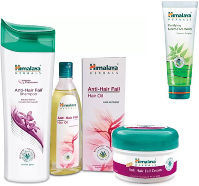 Himalaya anti hair fall shampoo, anti hair fall oil, anti hair fall cream, neem face wash(Set of 4)
Himalaya anti hair fall shampoo, anti hair fall oil, anti hair fall cream, neem face wash(Set of 4)