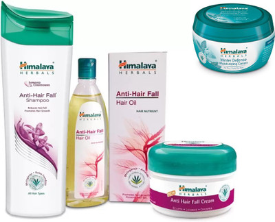 Himalaya anti hair fall shampoo, anti hair fall oil, anti hair fall cream, winter cream(Set of 4)
Himalaya anti hair fall shampoo, anti hair fall oil, anti hair fall cream, winter cream(Set of 4)