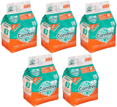 Comfrey PANT STYLE EASY WEAR ADULT DIAPER PANTS, SIZE MEDIUM, ( 10 Pcs. PACK ), SET OF 5 PACKS, FOR WAIST SIZE 24"-33" INCHES. - M(50 Pieces)
Comfrey PANT STYLE EASY WEAR ADULT DIAPER PANTS, SIZE MEDIUM, ( 10 Pcs. PACK ), SET OF 5 PACKS, FOR WAIST SIZE 24"-33" INCHES. - M(50 Pieces)