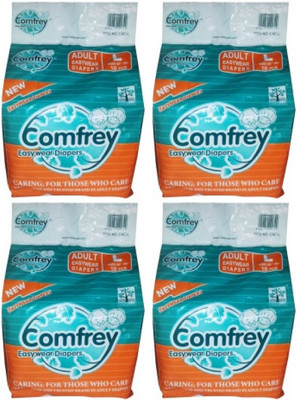 Comfrey PANT STYLE EASY WEAR ADULT DIAPER PANTS, SIZE LARGE, ( 10 Pcs PACK ), SET OF 4 PACKS, FOR WAIST SIZE 30"-39" INCHES. - L(40 Pieces)
Comfrey PANT STYLE EASY WEAR ADULT DIAPER PANTS, SIZE LARGE, ( 10 Pcs PACK ), SET OF 4 PACKS, FOR WAIST SIZE 30"-39" INCHES. - L(40 Pieces)