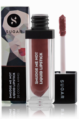 Sugar Cosmetics Smudge Me Not Liquid Lipstick 20 Cocoa Ammo(20 Cocoa Ammo (Mocha Brown))
Sugar Cosmetics Smudge Me Not Liquid Lipstick 20 Cocoa Ammo(20 Cocoa Ammo (Mocha Brown))