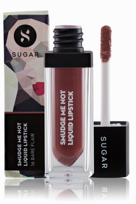 Sugar Cosmetics Smudge Me Not Liquid Lipstick 16 Bare Flair(16 Bare Flair (Rose Brown))
Sugar Cosmetics Smudge Me Not Liquid Lipstick 16 Bare Flair(16 Bare Flair (Rose Brown))