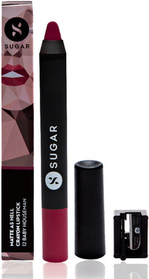 Sugar Cosmetics Matte As Hell Crayon Lipstick 12 Baby Houseman(12 Baby Houseman (Deep Pink))
Sugar Cosmetics Matte As Hell Crayon Lipstick 12 Baby Houseman(12 Baby Houseman (Deep Pink))