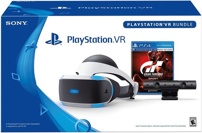 Sony Ps4 VR and Camera Bundle with Gran Turismo Motion Controller(Grey, For PS4)
