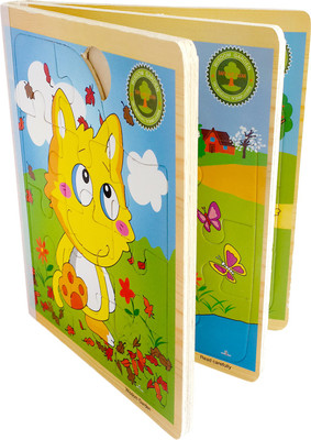 Trinkets & More - Wooden 3D Book Jigsaw Puzzle (6-in-1 & 66 Pieces) | Animal Themed | Early Educational Toys for Toddlers Kids 2 Years + (Random Designs)(1 Pieces)
Trinkets & More - Wooden 3D Book Jigsaw Puzzle (6-in-1 & 66 Pieces) | Animal Themed | Early Educational Toys for Toddlers Kids 2 Years + (Random Designs)(1 Pieces)
