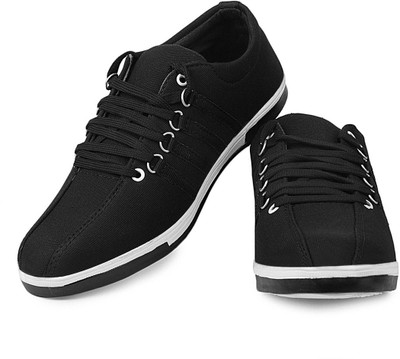 U2 Sneakers Men's Blue Canvas Shoes Sneakers For Men(Blue, Black