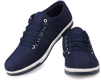 U2 Sneakers Men's Blue Canvas Shoes Sneakers For Men(Black