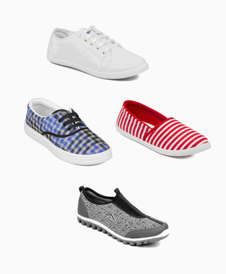 Asian women's combo Pack Of Sneakers With Loafers Casuals Casuals For Women(Multicolor
Asian women's combo Pack Of Sneakers With Loafers Casuals Casuals For Women(Multicolor