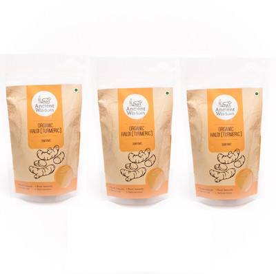 Ancient Wisdom Organic Turmeric Powder 200gms Pack Of 3(3 x 200 g)