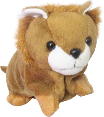 Tickles Lion Pouch - 23 cm(Brown)