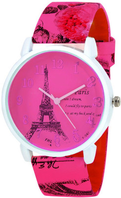 SOOMS Effil tower new original paris Dial Dark Pink Leather Strap when i dream collection girls & ladies Watch - For Women
SOOMS Effil tower new original paris Dial Dark Pink Leather Strap when i dream collection girls & ladies Watch - For Women