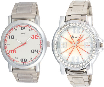 Ismart Branded watch 1-5 combo for Women and Men Watch - For Couple