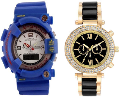 SOOMS blue s shock stylish digital men watch with black & gold two tone collection diamond studded ladies party wear Watch - For Boys & Girls
SOOMS blue s shock stylish digital men watch with black & gold two tone collection diamond studded ladies party wear Watch - For Boys & Girls