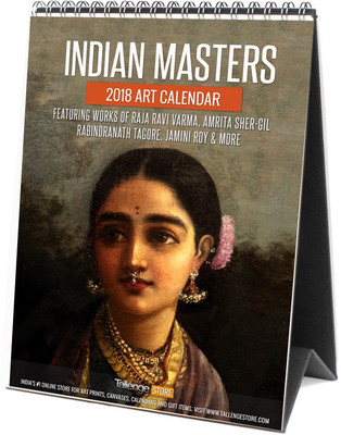Tallenge Best Selling Desk Calendar 2018 - Indian Masters Art Desk Calendar For Home & Office 2018 Table Calendar(Brown, Indian Art)
Tallenge Best Selling Desk Calendar 2018 - Indian Masters Art Desk Calendar For Home & Office 2018 Table Calendar(Brown, Indian Art)
