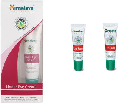 Himalaya under eye cream, lip balm(Set of 3)