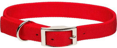 Goofy Tails Dog Collar -1" Inch (Red) Dog Everyday Collar(, Red