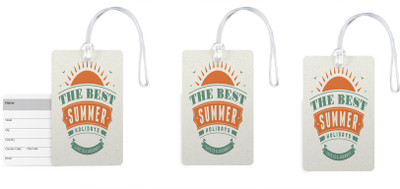 100yellow Luggage Tags- Designer Printed Premium Quality Gloss Finish PVC Bag Tag with Silicon Strap- Ideal For Travel-Pack Of 3 Luggage Tag(Multicolor)
100yellow Luggage Tags- Designer Printed Premium Quality Gloss Finish PVC Bag Tag with Silicon Strap- Ideal For Travel-Pack Of 3 Luggage Tag(Multicolor)