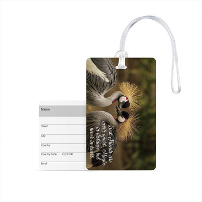 100yellow Luggage Tags- Bird Printed High Quality PVC Travel/Bag Tag with Silicon Strap- Ideal For Gift Luggage Tag(Multicolor)
100yellow Luggage Tags- Bird Printed High Quality PVC Travel/Bag Tag with Silicon Strap- Ideal For Gift Luggage Tag(Multicolor)