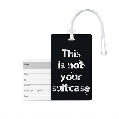 100yellow Luggage Tags- Printed High Quality Gloss Finish PVC Travel/Bag Tag with Silicon Strap- Ideal For Travel Luggage Tag(Multicolor)
100yellow Luggage Tags- Printed High Quality Gloss Finish PVC Travel/Bag Tag with Silicon Strap- Ideal For Travel Luggage Tag(Multicolor)
