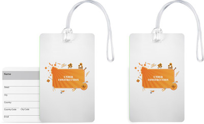 100yellow Luggage Tags- Printed High Quality Gloss Finish PVC Bag Tag with Silicon Strap- Ideal For Travel-Pack Of 2 Luggage Tag(Multicolor)
100yellow Luggage Tags- Printed High Quality Gloss Finish PVC Bag Tag with Silicon Strap- Ideal For Travel-Pack Of 2 Luggage Tag(Multicolor)