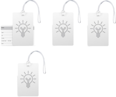 100yellow Luggage Tags- Printed High Quality Gloss Finish PVC Bag Tag with Silicon Strap- Ideal For Travel-Pack Of 4 Luggage Tag(Multicolor)
100yellow Luggage Tags- Printed High Quality Gloss Finish PVC Bag Tag with Silicon Strap- Ideal For Travel-Pack Of 4 Luggage Tag(Multicolor)