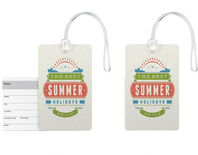 100yellow Luggage Tags- Designer Printed Premium Quality Gloss Finish PVC Bag Tag with Silicon Strap- Ideal For Travel-Pack Of 2 Luggage Tag(Multicolor)
100yellow Luggage Tags- Designer Printed Premium Quality Gloss Finish PVC Bag Tag with Silicon Strap- Ideal For Travel-Pack Of 2 Luggage Tag(Multicolor)