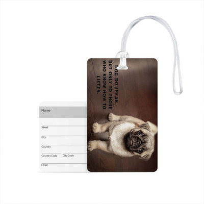 100yellow Luggage Tag- Animal Printed High Quality PVC Travel/Bag Tag with Silicon Strap- Ideal For Gift Luggage Tag(Multicolor)
100yellow Luggage Tag- Animal Printed High Quality PVC Travel/Bag Tag with Silicon Strap- Ideal For Gift Luggage Tag(Multicolor)