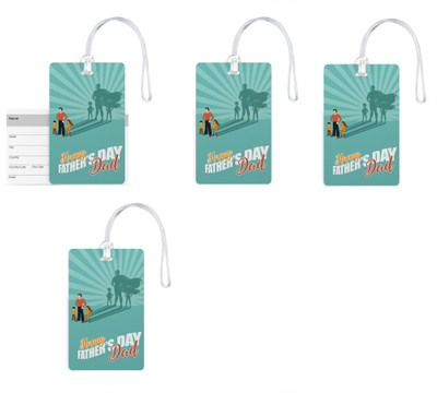 100yellow Luggage Tags- Happy Father’s Day Dad Print Gloss Finish PVC Bag Tag with Silicon Strap- Gift For Father-Pack Of 4 Luggage Tag(Multicolor)
100yellow Luggage Tags- Happy Father’s Day Dad Print Gloss Finish PVC Bag Tag with Silicon Strap- Gift For Father-Pack Of 4 Luggage Tag(Multicolor)
