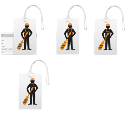 100yellow Luggage Tags- Printed High Quality Gloss Finish PVC Bag Tag with Silicon Strap- Ideal For Travel-Pack Of 4 Luggage Tag(Multicolor)
100yellow Luggage Tags- Printed High Quality Gloss Finish PVC Bag Tag with Silicon Strap- Ideal For Travel-Pack Of 4 Luggage Tag(Multicolor)