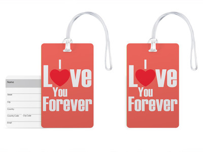 100yellow Luggage Tags- Love Quotes Printed High Quality PVC Tag with Silicon Strap- Ideal For Gift-Pack Of 2 Luggage Tag(Multicolor)
100yellow Luggage Tags- Love Quotes Printed High Quality PVC Tag with Silicon Strap- Ideal For Gift-Pack Of 2 Luggage Tag(Multicolor)